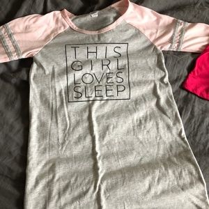 Girls night shirts